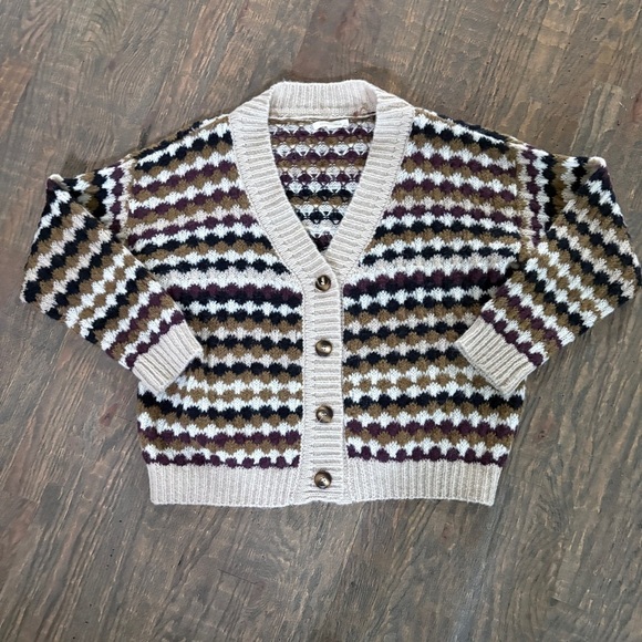 Grade & Gather oversized cardigan 3d weave small ( runs oversized to medium) - Picture 1 of 4